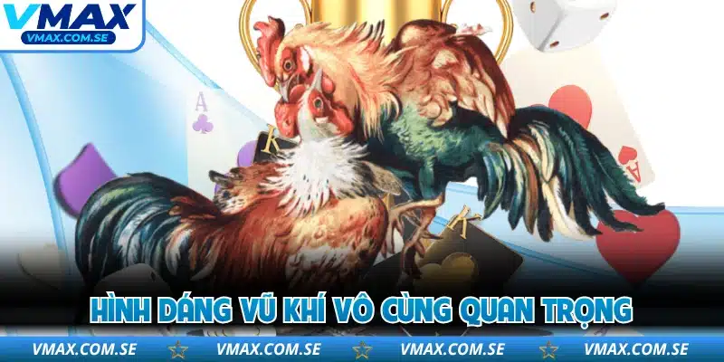 Hình dáng vũ khí vô cùng quan trọng